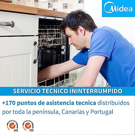 Midea Lavavajillas compacto MTD55