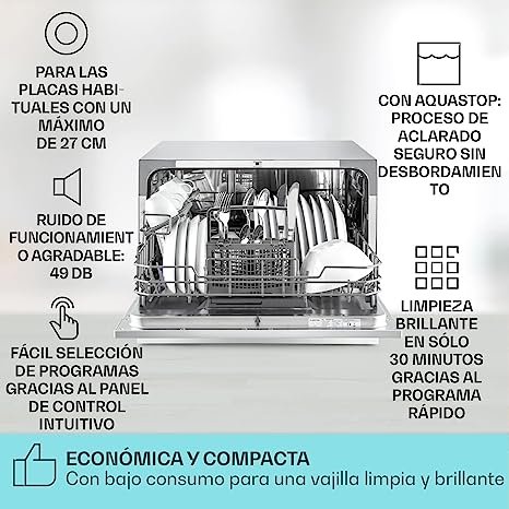 lavavajillas compacto klarstein