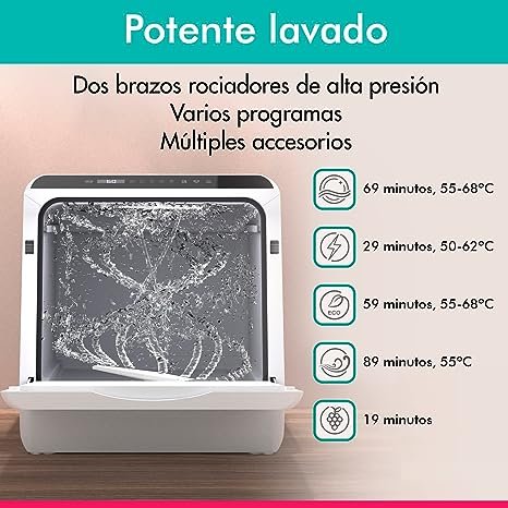 lavavajillas portátil sin toma de agua opiniones